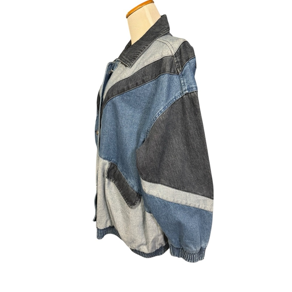 Denim Patch Jacket - image 3